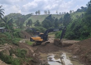 Sebagai Bentuk Tanggung Jawab: Penambang Pohuwato Melakukan Normalisasi Sungai