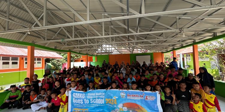 BMKG Gorontalo Edukasi Pelajar Pohuwato soal Mitigasi Gempa Bumi dan Tsunami