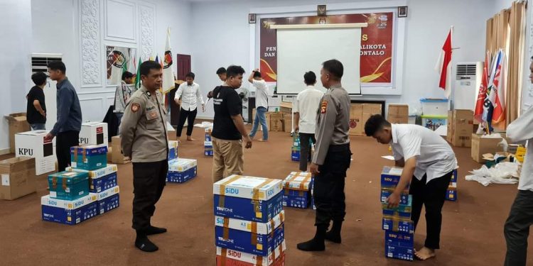 Polresta Gorontalo Kota Jamin Keamanan Distribusi Logistik Pilkada 2024