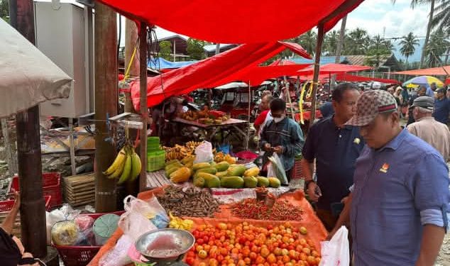 Komisi II DPRD Provinsi Gorontalo Pantau Ketersediaan Pangan di Pasar Suwawa Jelang Akhir Tahun
