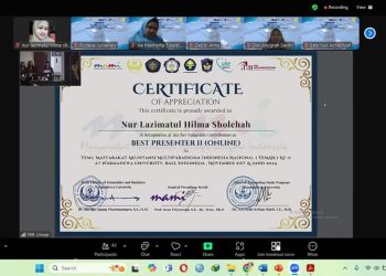 Filosofi Langga Bawa Dosen FEB UIGU Raih Best Presenter di Konferensi Internasional