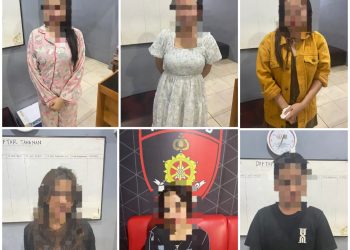 Polresta Gorontalo Kota Tangkap 1 Mucikari dan 5 Wanita Open BO