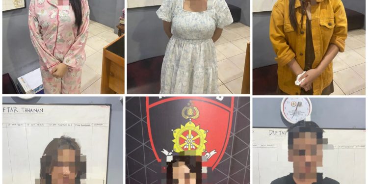 Polresta Gorontalo Kota Tangkap 1 Mucikari dan 5 Wanita Open BO