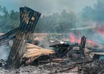 Kebakaran Hanguskan Dua Rumah di Desa Buntulia Tengah