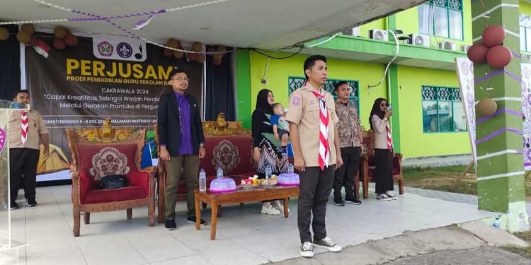 PERJUSAMI Prodi PGSD UNIPO: Mencetak Calon Guru Berkarakter dan Berjiwa Pramuka