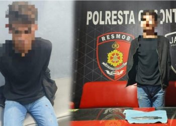 Polisi Amankan Pelaku Penganiayaan Menggunakan Sajam di RM Kota Gorontalo