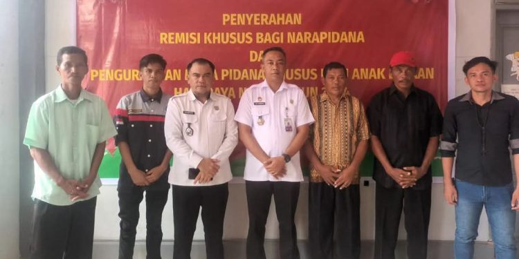 Narapidana Lapas Pohuwato Terima Remisi Natal Tahun 2024