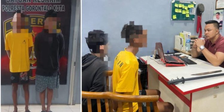 Dua Pelaku Penganiayan di Kota Gorontalo Diamankan Polisi, Korban Mengalami Lima Tusukan