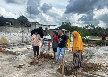 Tokoh Penambang Renovasi Rumah Korban Kebakaran di Buntulia