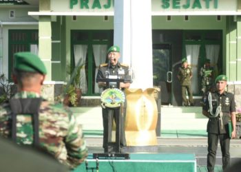 Korem 133/NW Gelar Upacara Puncak Hari Juang TNI ‘AD’Ke-79 Tahun 2024