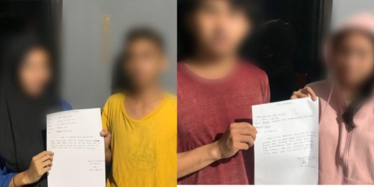 ABG Bukan Muhrim Terjaring Razia Polda Gorontalo