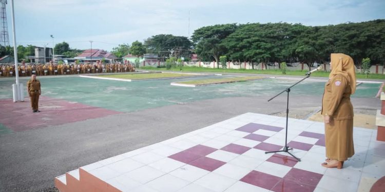 Pemkab Pohuwato Gelar Apel Kerja Bersama di Awal Tahun 2025
