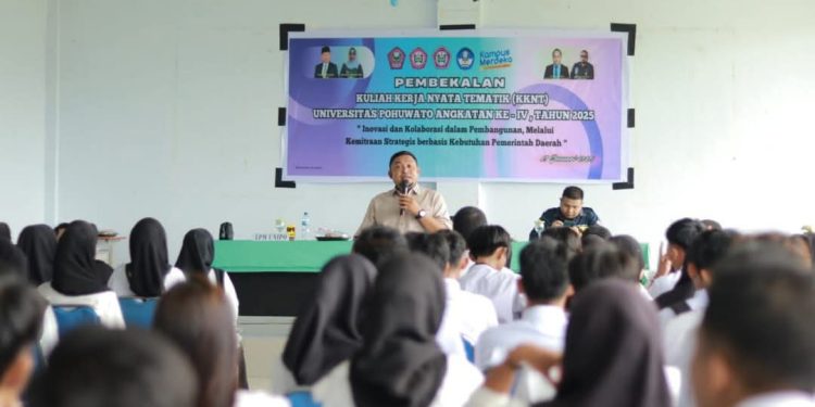 168 Mahasiswa Universitas Pohuwato Siap Turun KKNT di Kecamatan Taluditi