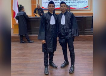 Anggota SAKSI Gorontalo Resmi Disumpah Sebagai Advokat