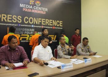 Polda Gorontalo Tangkap Tiga Pelaku Tambang Emas Ilegal di Boalemo