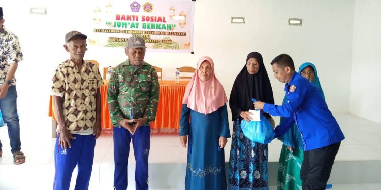 Aksi Kemanusiaan Kembali Digelar, Penambang Lokal dan Karang Taruna Pohuwato Sentuh Masyarakat Bulangita