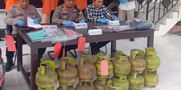 Polisi Tangkap Pencuri 15 Tabung Gas di Pohuwato, Hasilnya untuk Judi