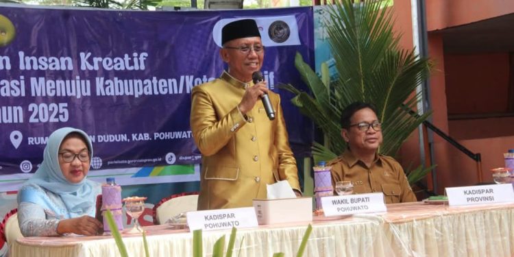 Buka Kegiatan Bincang Kreatif, Wakil Bupati Dorong Pohuwato Jadi Kota Kreatif 2025