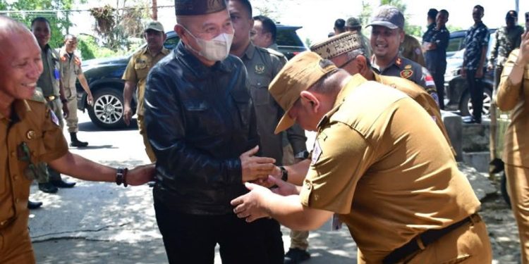 Dukungan Penuh! Jajaran Pemda Pohuwato Sambut Kedatangan Bupati Saipul