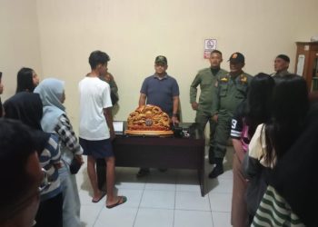 Satpol PP Pohuwato Amankan 16 Remaja Berduaan di Area Perkantoran