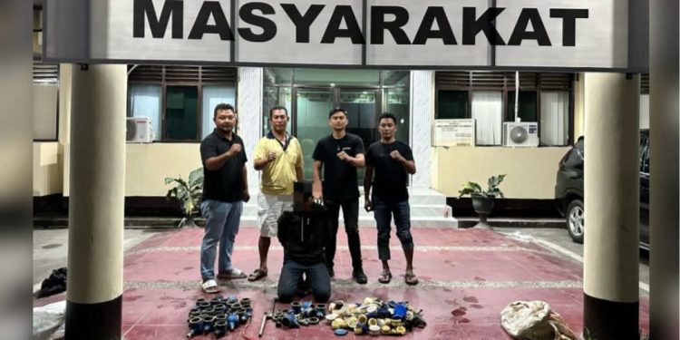 Polresta Gorontalo Kota Ungkap Pencurian Meteran Air PDAM