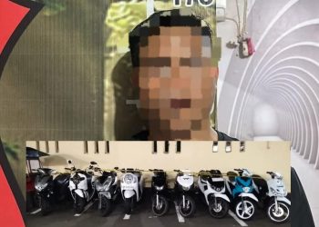 Curanmor: Sembilan Unit Sepeda Motor Diamankan Polresta Gorontalo Kota
