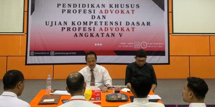 Kongres Advokat Indonesia Gelar PKPA di Gorontalo:  Diakhiri dengan Ujian