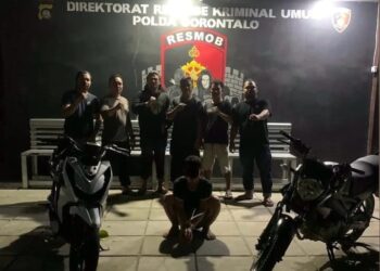 Polda Gorontalo Tangkap Pelaku Curanmor Lintas Provinsi