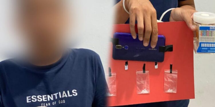Polres Boalemo Tangkap Pengedar Sabu, Tiga Sachet Tersimpan Dalam Mulut Pelaku