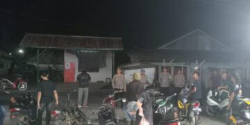 Polsek Wonosari Tindak Puluhan Kendaraan Berknalpot Brong