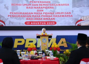 HUT RI Ke 80: 714 Narapidana Lapas Kota Gorontalo Terima Remisi