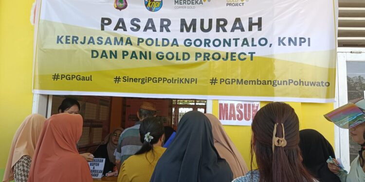 PGP Gelar Pasar Murah, Ringankan Beban Ekonomi Pohuwato