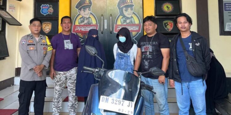 Dua Wanita Pelaku Curanmor di Kelurahan Tapa di Amankan Polisi