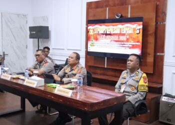 Jelang Nataru, Polres Pohuwato Gelar Lat Pra Ops Lilin Otanaha 2025