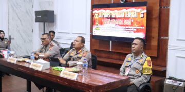 Jelang Nataru, Polres Pohuwato Gelar Lat Pra Ops Lilin Otanaha 2025