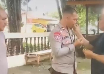 Viral Anggota Polri di Pohuwato Makan Rumput, Polsek Popayato Beri Klarifikasi