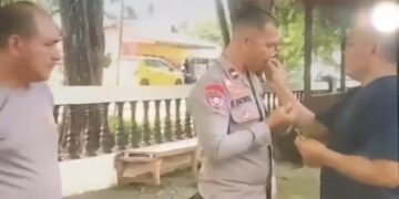 Viral Anggota Polri di Pohuwato Makan Rumput, Polsek Popayato Beri Klarifikasi