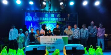 Anak Yatim di Lima Belas Desa Terima Santunan Dari BJA Group