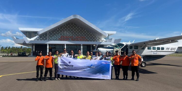Susi Air Kembali Mengudara di Bandara Panua Pohuwato