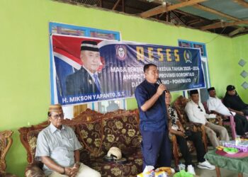 Reses di Torosiaje Jaya, Warga Apresiasi Bantuan Kompresor dari Mikson Yapanto