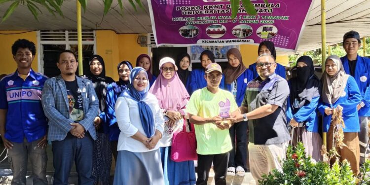 Pastikan Mutu Pengabdian, LPPM UNIPO Pantau Tujuh Posko KKNT