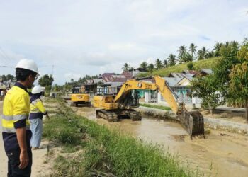 Camat Dan Kades Apresiasi Pani Gold Mine Atas Bantuan Pengerukan Saluran Irigasi
