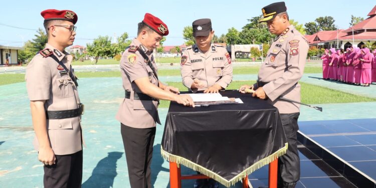 Mutasi di Polres Pohuwato: Kapolres Ganti Empat Pejabat Kunci