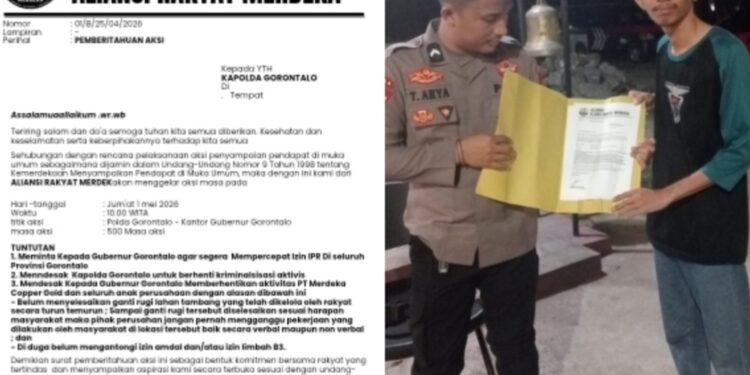 ALARM 1 Mei, 1000 Massa Aksi Siap Kepung Polda dan Kantor Gubernur Gorontalo
