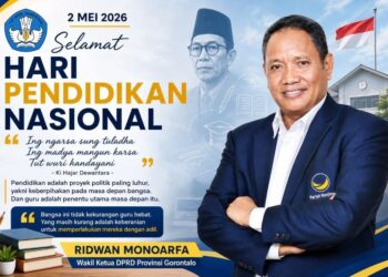 Ridwan Monoarfa: Hari Pendidikan Harus Jadi Momentum Evaluasi Nyata Nasib Guru