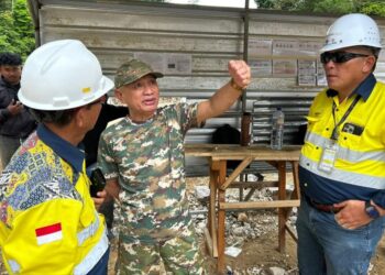 Bupati Pohuwato Tinjau Pembangunan Bendungan di Area TSF Pani Gold Mine