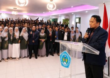 125 Mahasiswa Fikom Universitas Ichsan Gorontalo Ikuti Yudisium, Ini Pesan Dekan