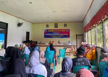 Mahasiswa KKN Unisan Gorontalo Ikut Dukung Rembug Stunting di Desa Dulamayo