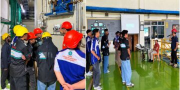 Mahasiswa Teknik Elektro Unisan Gorontalo Intip Cara Kerja Proses Konversi Energi Listrik Sistem PLTA Tanggari