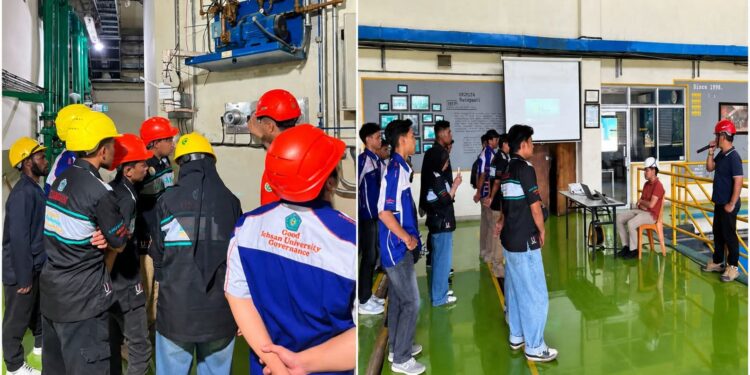 Mahasiswa Teknik Elektro Unisan Gorontalo Intip Cara Kerja Proses Konversi Energi Listrik Sistem PLTA Tanggari